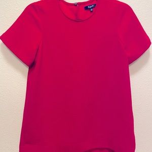 Madewell XS red tunic shirt